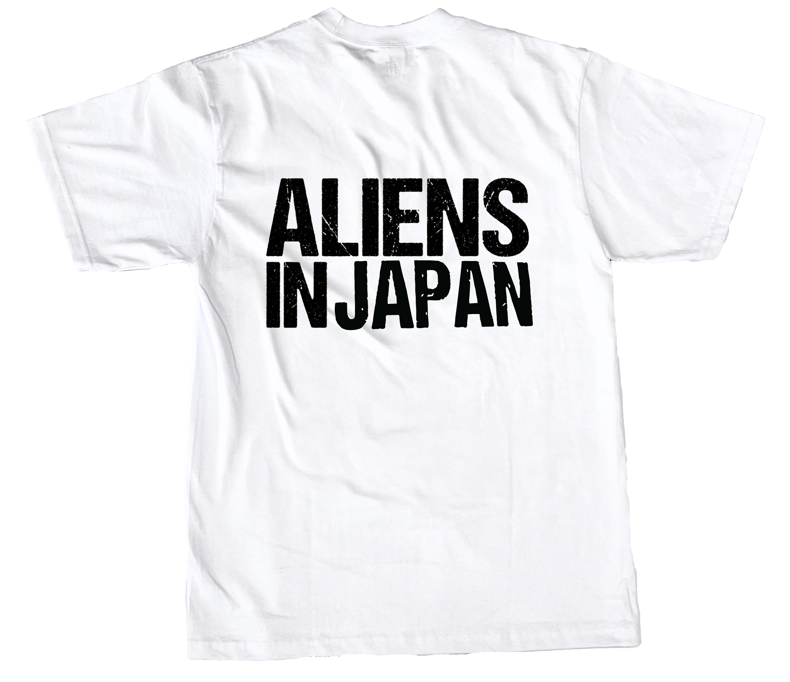 Crook X Billyracxx "Aliens in Japan" White Tee